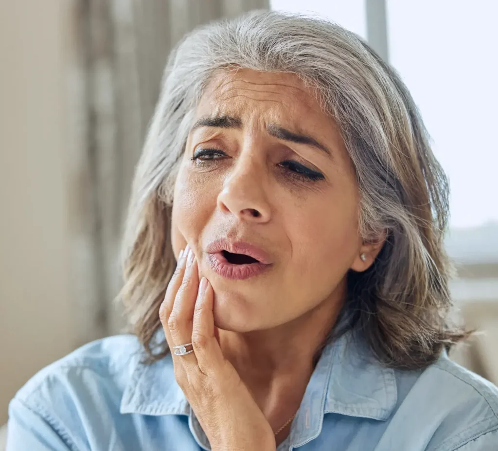 Dental implants used in full mouth reconstruction